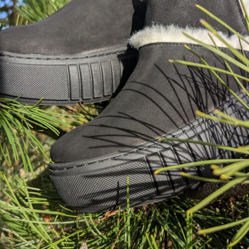 Werner 1911 Bio Low Boot Wildschaf in schwarz Nubukleder