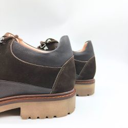 Werner 1911 Herren Halbschuh Outdoor Yak in mokka mit Nappaleder Einsatz