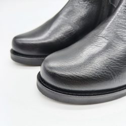 Werner 1911 Bio-Schaftstiefel Zwergkaninchen in schwarz mit schlichter Sohle