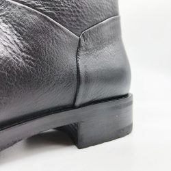 Werner 1911 Bio-Schaftstiefel Zwergkaninchen in schwarz mit leichtem Absatz