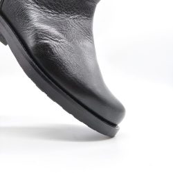 Werner 1911 Bio-Schaftstiefel Zwergkaninchen in schwarz mit runder Spitze