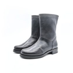 Werner 1911 Bio-Schaftstiefel Zwergkaninchen in schwarz Nappaleder