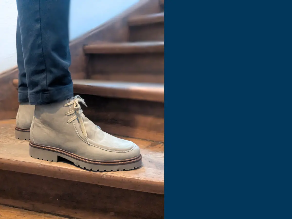 Werner 1911 Herren Bio Boot Elch in Taupe Tablet Banner