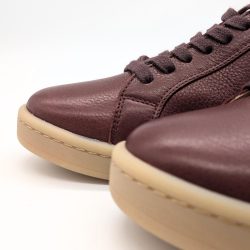Werner 1911 Bio-Sneaker Eistaucher in Bordeaux mit runder Spitze