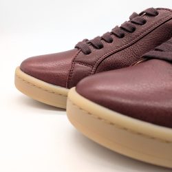 Werner 1911 Bio-Sneaker Eistaucher in Weinrot mit runder Spitze