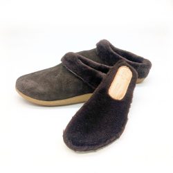 Werner 1911 Bio-Hausschuh Faultier in Mokka mit herausnehmbarer Einlage