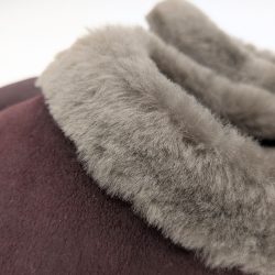 Werner 1911 Bio-Hausschuh Faultier in Bordeaux bequem