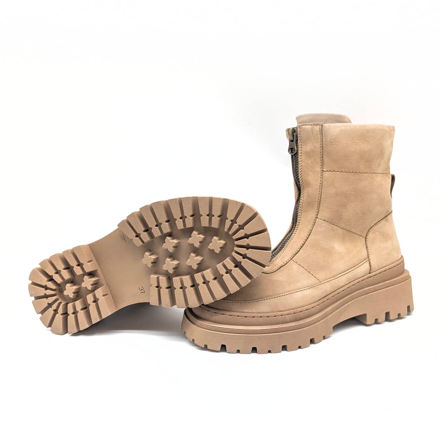 Werner 1911 Bio Boots Kirk in beige mit Profilsohle