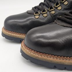 Werner 1911 Herrenstiefel aus Bioleder Polarwolf in mokka mit runder Spitze