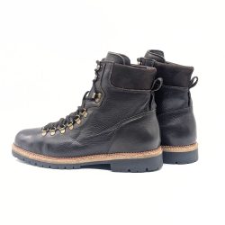 Werner 1911 Herrenstiefel aus Bioleder Polarwolf in mokka mit leichtem Absatz