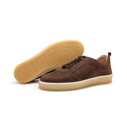 Werner1911 Herren Bio-Sneaker Adler in Braun mit flacher Sohle