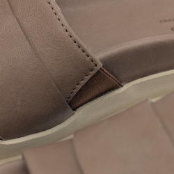 Werner 1911 Pantolette mit Schnalle im Naturton mit Elastikband