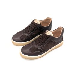 Werner 1911 Bio-Sneaker Eichelhäher in Braun mit Nappa-Nubuk-Mix