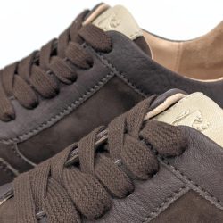 Werner 1911 Bio-Sneaker Eichelhäher in Braun mit Schnürung