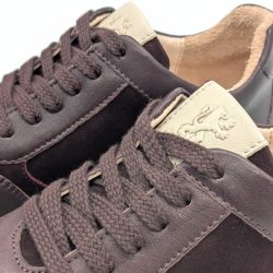 Werner 1911 Bio-Sneaker Eichelhäher in Bordeaux mit Schnürung