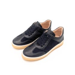 Werner 1911 Bio-Sneaker Eichelhäher in Schwarz Nappa-Nubuk-Leder