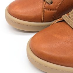 Werner 1911 Bio-Sneaker Eistaucher in dunklem Orange mit runder Spitze