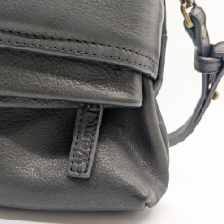 Werner 1911 Bio-Handtasche Gräfenstein in schwarz mit Reißverschluss