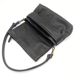 Werner 1911 Bio-Handtasche Gräfenstein in schwarz mit drei Fächern