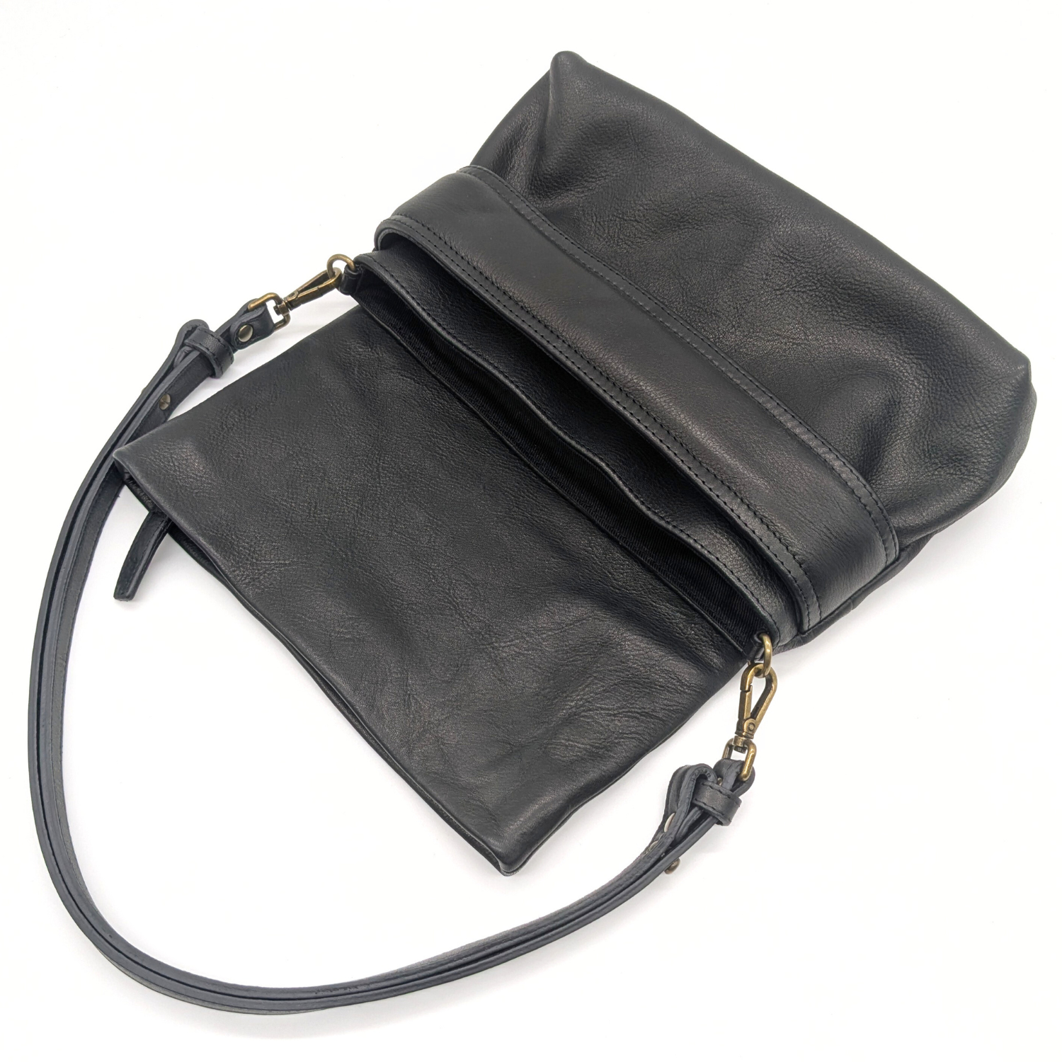 Werner 1911 Bio-Handtasche Gräfenstein in schwarz mit drei Fächern