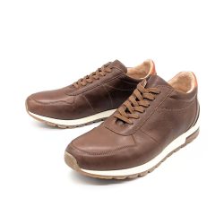 Werner 1911 Herren Bio-Sneaker Karakara in Cognac mit Naturlederfutter