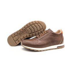 Werner 1911 Herren Bio-Sneaker Karakara in Cognac mit Profilsohle