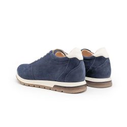 Werner 1911 Herren Bio-Sneaker Karakara in Dunkelblau mit heller Sohle