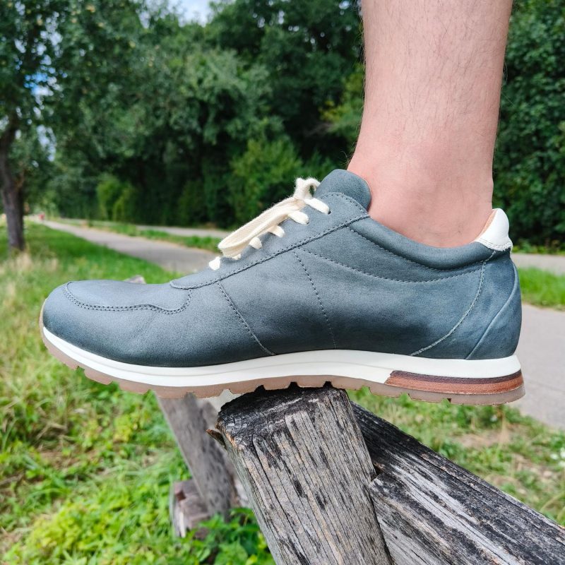 Werner 1911 Herren Bio-Sneaker Karakara in Elefant am Fuß