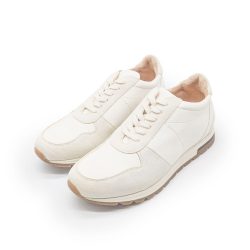 Werner 1911 Herren Bio-Sneaker Karakara in Naturweiß Nappa-Nubuk-Mix