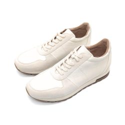 Werner 1911 Herren Bio-Sneaker Karakara in Naturweiß Nappa-Nubukleder