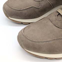 Werner 1911 Herren Bio-Sneaker Karakara in Taupe mit runder Spitze