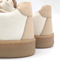 Werner 1911 B-Ware Bio-Sneaker aus Naturleder panna-beige mit Nubukleder-Einsatz