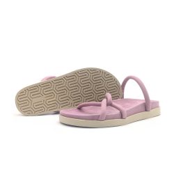 Werner 1911 Bio-Pantolette Efeu in Orchid mit ergonomischem Fußbett