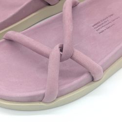 Werner 1911 Bio-Pantolette Efeu in Orchid mit gekreuztem und gepolsterten Riemen