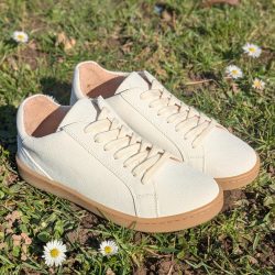 Werner 1911 Bio-Sneaker Eistaucher in Naturweiß Nubuk mit Naturlederfutter