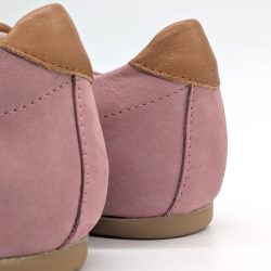 Werner 1911 Bio-Sneaker Gimpel in altrosa mit Nappaledereinsätzen