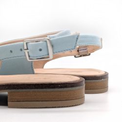 Werner 1911 Bio-Sandale Surfinia in Eisblau verstellbarem Riemen und dezentem Elasticband