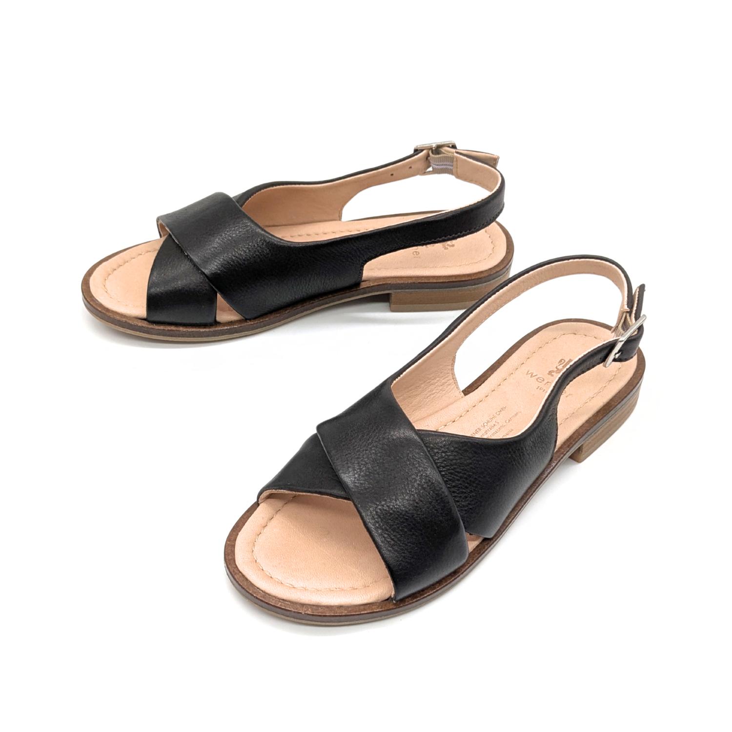 Werner 1911 Bio-Sandale Surfinia in Mokka sommerlich