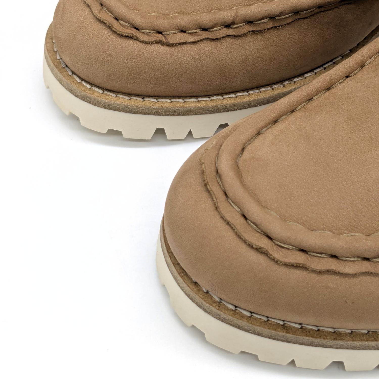 Werner 1911 Bio-Bootsschuh Anjou in karamell mit runder Spitze