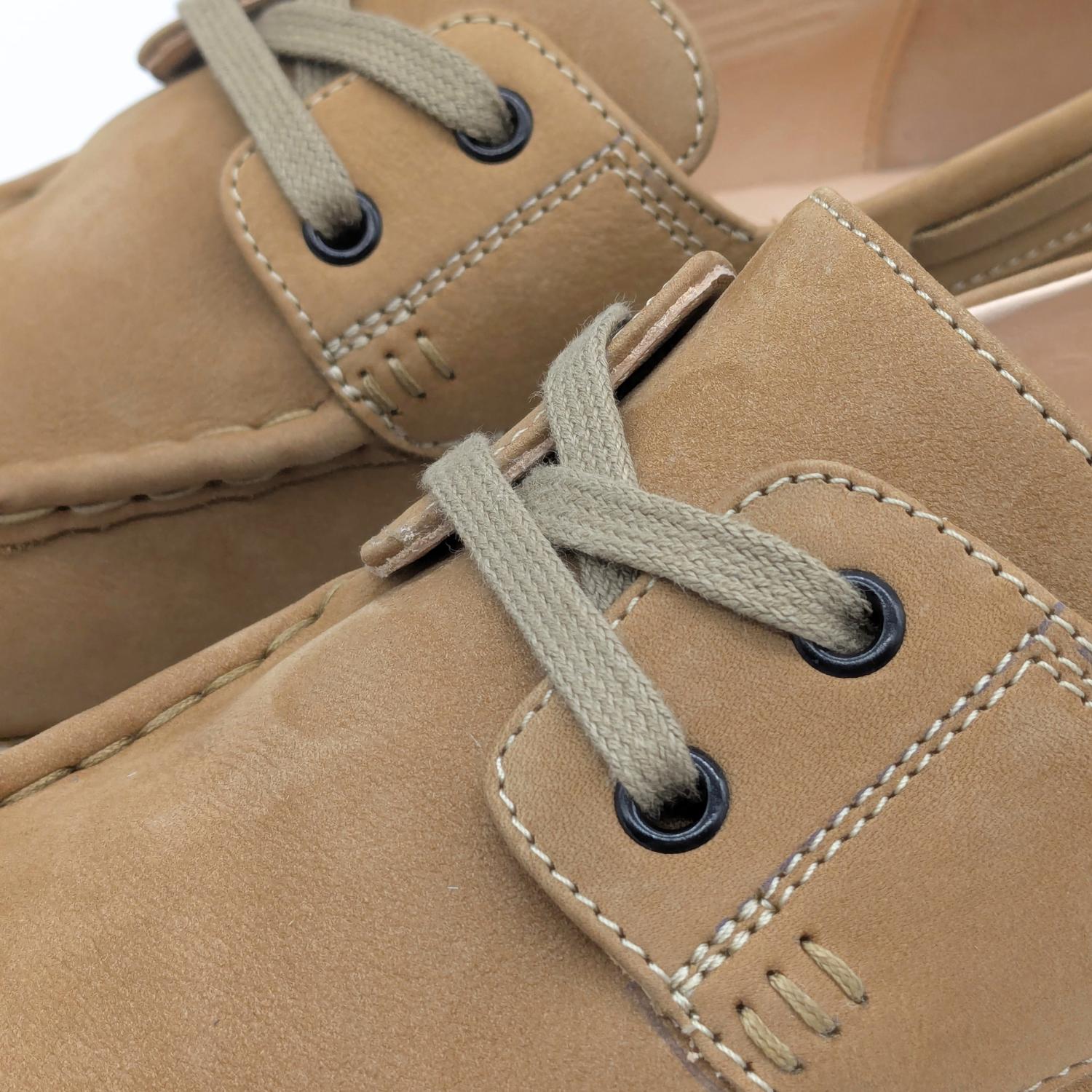 Werner 1911 Bio-Bootsschuh Anjou in karamell mit Handnaht