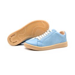 Werner 1911 Bio-Sneaker Eistaucher in hellblau mit flacher Sohle