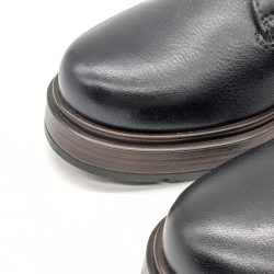 Werner 1911 Bio-Schnürschuh Flusskiebitz in Schwarz mit runder Spitze