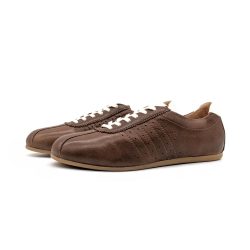 Werner 1911 Low-Sneaker Gimpel aus Bioleder in cognac Nappaleder