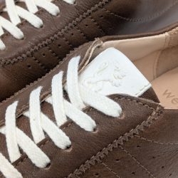 Werner 1911 Low-Sneaker Gimpel aus Bioleder in cognac mit Schnürung