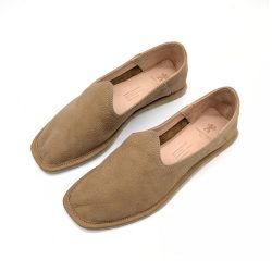 Werner 1911 Bio-Slipper Hirschkäfer in Karamell Nubukleder