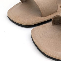 Werner 1911 Bio Sandale Hortensie in Beige mit Karree Spitze