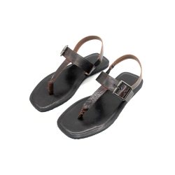 Werner 1911 Bio Sandale Immergrün in Mokka Nappa Plus Leder