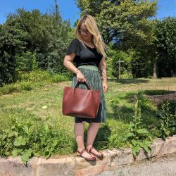 Werner 1911 Bio Sandale Immergrün in Mokka in Kombination mit Guttenburg