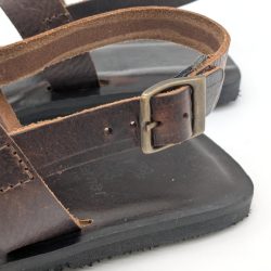 Werner 1911 Bio Sandale Königskerze in Mokka mit Schnalle