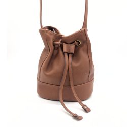 Werner 1911 Bio-Bucket Bag Limburg in kastanienbraun rundlich